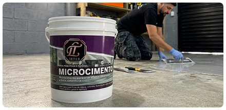 MICROCIMENTO | Acabamento liso com ótima aderência e flexibilidade.