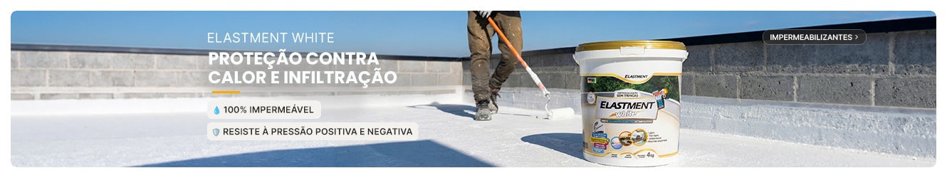 WHITE | Reflete até 90% da radiação solar, diminuindo a temperatura interna.