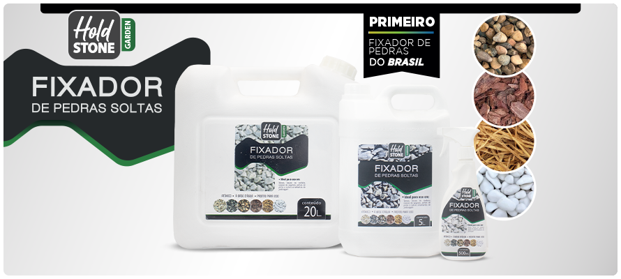 FIXADOR DE PEDRAS SOLTAS | para pedras naturais e ornamentais, com alta fixação e resistência, indicado para áreas externas.