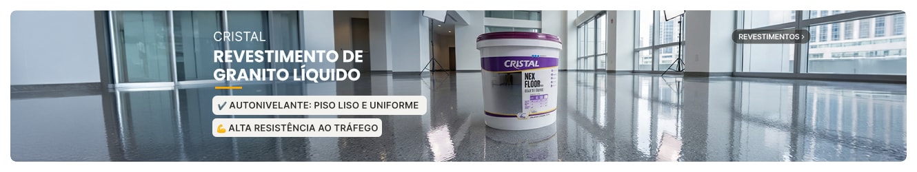 NEX FLOOR | Granito Líquido da Cristal, piso autonivelante pronto para uso interno e externo.