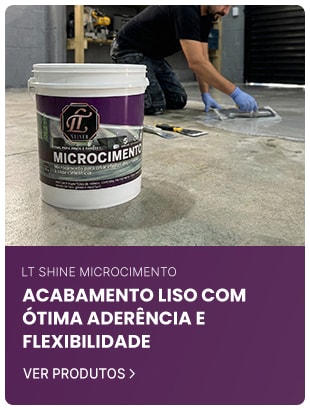 MICROCIMENTO | Acabamento liso com ótima aderência e flexibilidade.