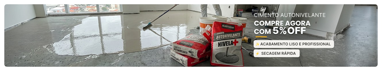 CIMENTO AUTONIVELANTE | Com 5%OFF por tempo limitado!
