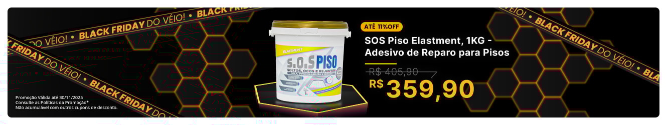 DESCONTO EXCLUSIVO | ELASTMENT, SOS Piso de R$405,90 por R$349,99