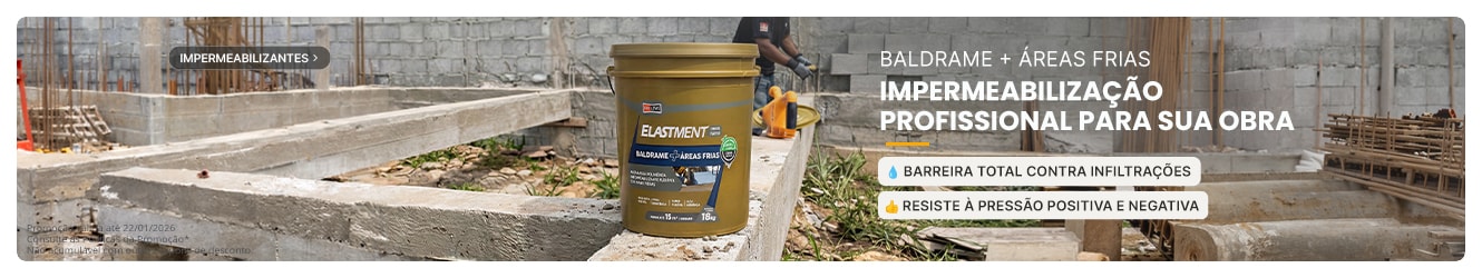 Baldrame + Áreas Frias Elastment | Impermeabilizante Anti-Umidade