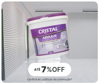 AZULEJO LIQUIDO DA CRISTAL | Acabamento brilhante para pisos de uso interno e externo.