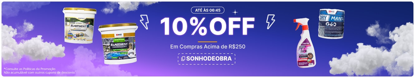 CUPOM DA MADRUGADA! Aproveite Até 10%OFF em Compras Acima de R$250 com o Cupom 