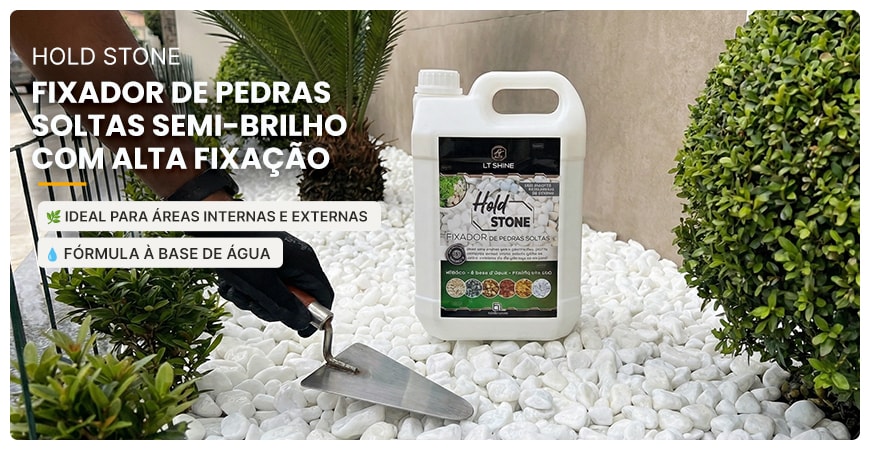 FIXADOR DE PEDRAS | Fixador de Pedras Soltas Semi-Brilho com Alta Fixação