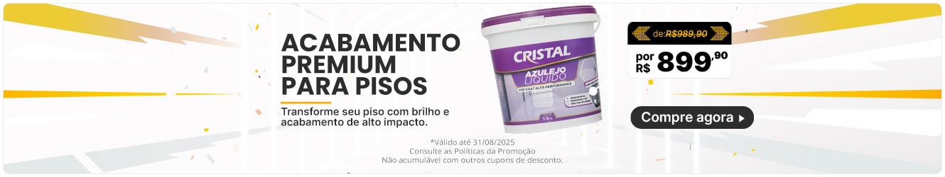 ACABAMENTO PREMIUM PARA PISOS | Azulejo Liquido da Cristal
