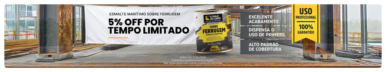 SOBRE FERRUGEM | 5% OFF por tempo limitado