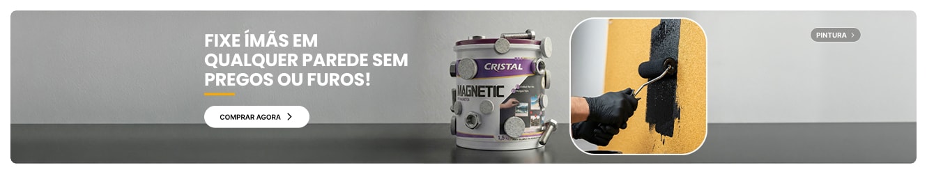 TINTA MAGNÉTICA | Transforme a parede em um mural funcional.