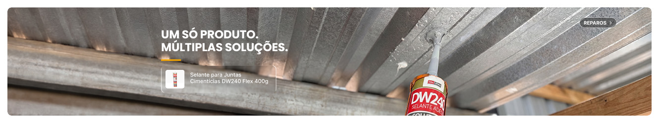 DRYLEVIS SELANTE ADESIVO DW240 | Vede, fixe e proteja diferentes superfícies com um único selante profissional
