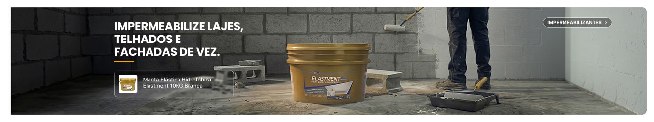 ELASTMENT MANTA HIDROFÓBICA | Alta Elasticidade, Antimicrobiana, Laje, Telhado e Fachada