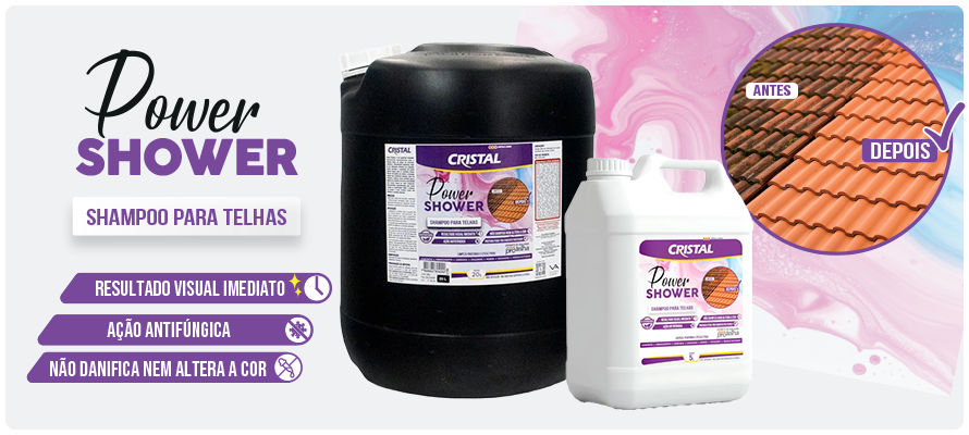 SHAMPOO PARA TELHAS | Desconto Progressivo Power Shower