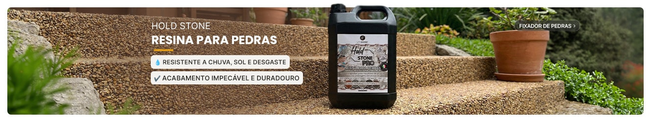 HOLD STONE PRO | Resina para Pedras com Alta Fixação e Proteção