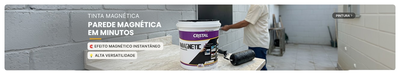 TINTA MAGNÉTICA | Transforme a parede em um mural funcional.