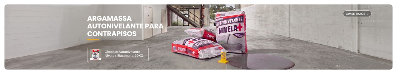DRYLEVIS CIMENTO AUTONIVELANTE NIVELA+ | Alta Fluidez para Nivelamento de Pisos em Contrapisos e Piso sobre Piso