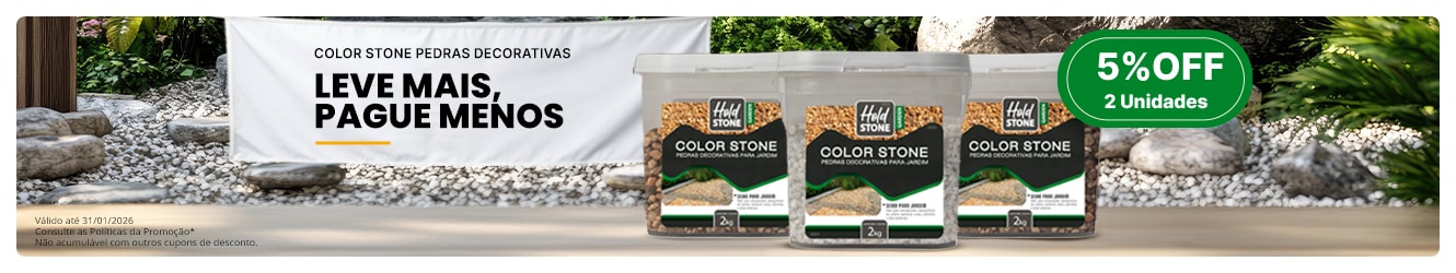 PEDRAS DECORATIVAS COLOR STONE | Comprando 2 ou mais unidades, GANHE 5%OFF