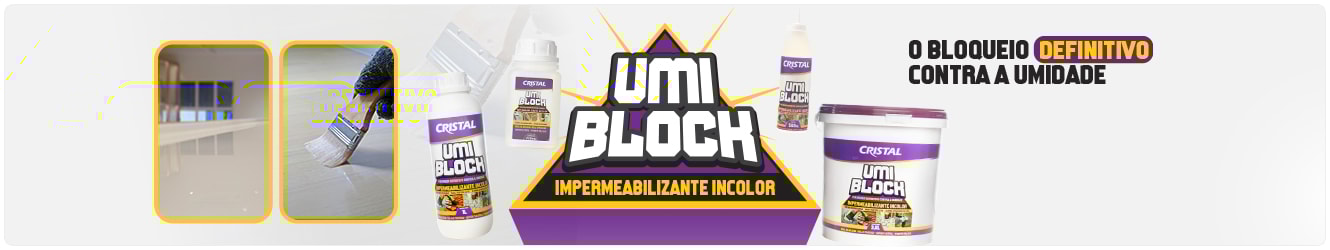 IMPERMEABILIZANTE INCOLOR | Umi Block da Cristal