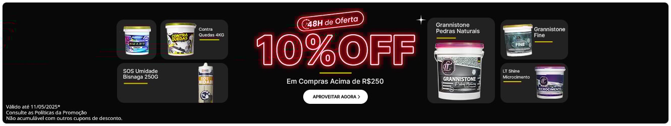 48H de Ofertas | Até 10%OFF com o Cupom 