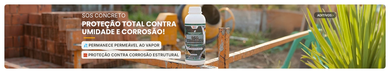 SOS CONCRETO | Impermeabilizante para Concreto e Argamassa