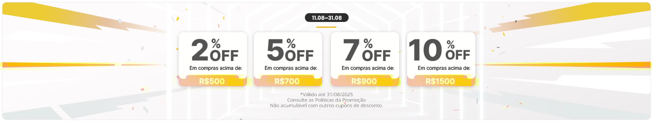 DESCONTOS PROGRESSIVOS | Aproveite a Promoção de Aniversário de 5 Anos do Véio!
