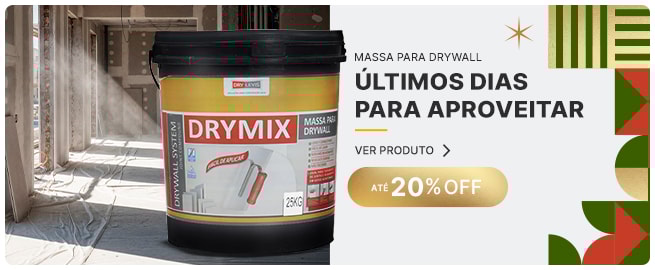 DRYMIX COM ATÉ 20%OFF | Pronto para Uso, Secagem Rápida