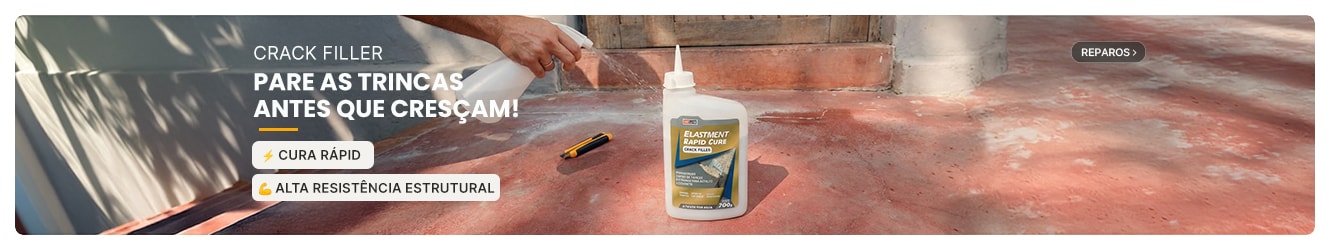 CRACK FILLER | Preenchedor de Trincas da ELASTMENT, 700G
