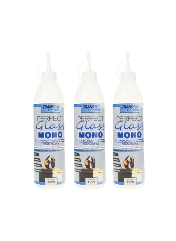 3X Hobby Art Perfect Glass Monocomponente 500G