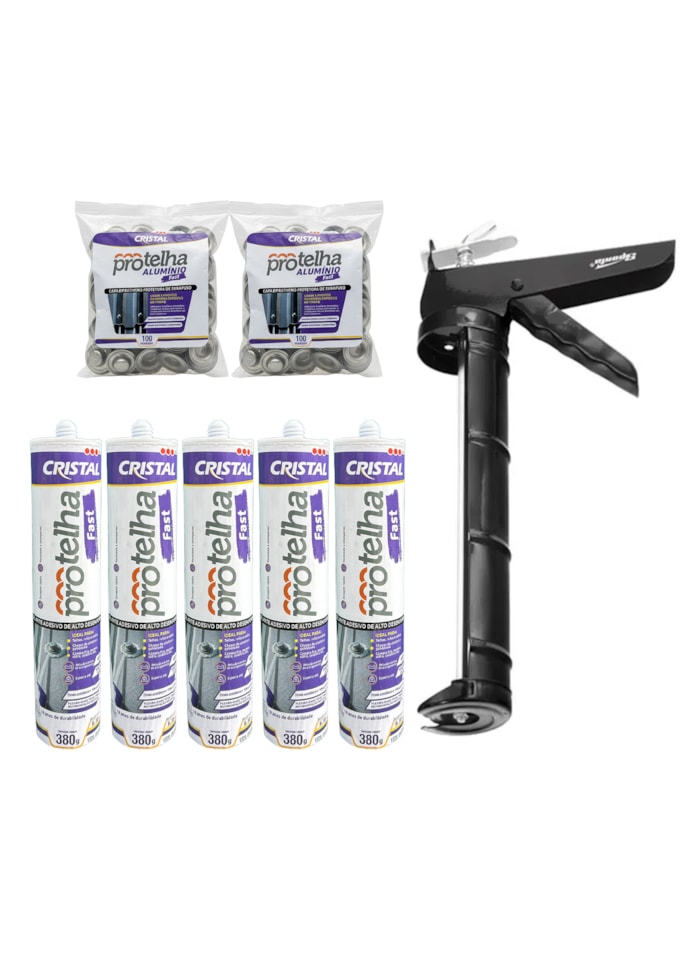 Kit - 5x protelha fast + 200x protetor