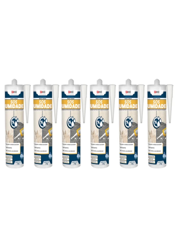Kit 6x SOS Umidade Bisnaga 250G - Bege