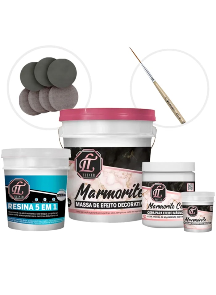 KIT Efeito Mármore Parede 2