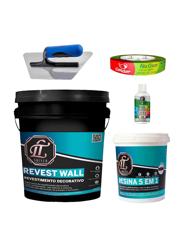 Kit Efeito Madeira Revestwall