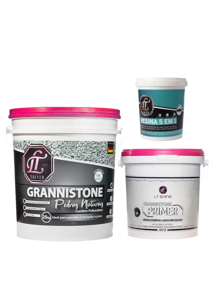 KIT Efeito Pedras Naturais em Parede