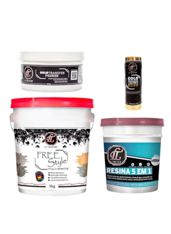 Kit Efeito Textura Metálica