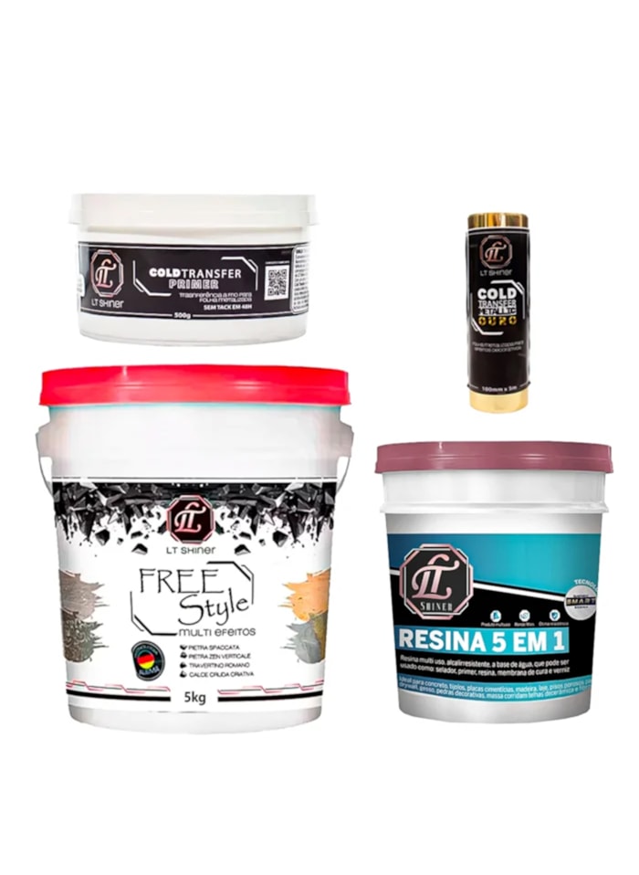 Kit Efeito Textura Metálica