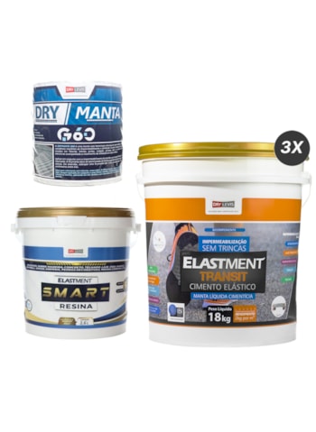 Kit Laje de Alto Tráfego no Contrapiso 25m²