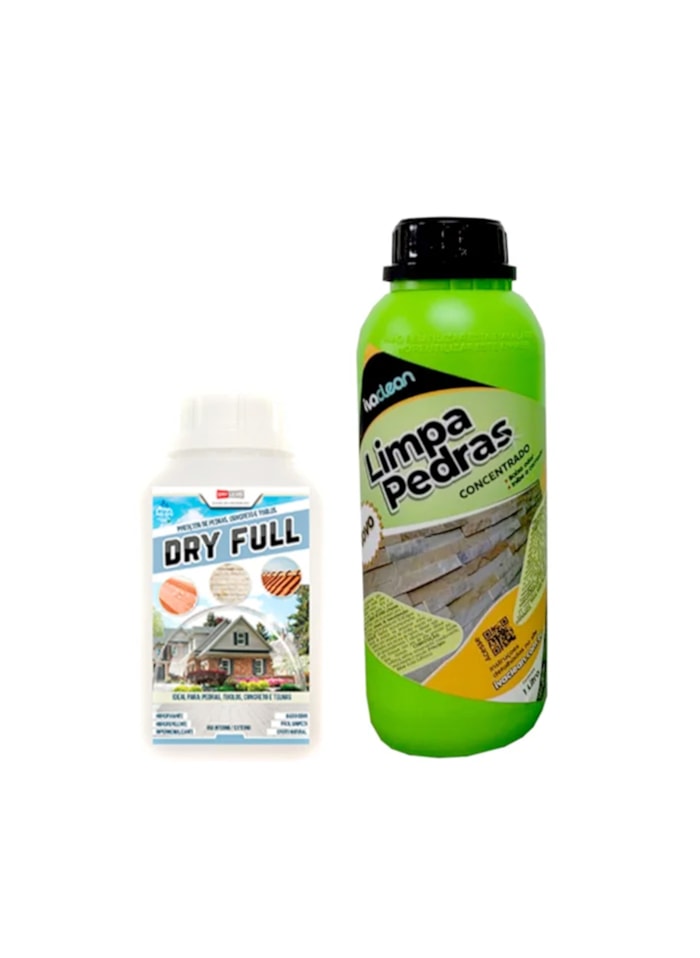 Kit Limpa Pedra 1L + Hidrofugante Dry Full 200ML