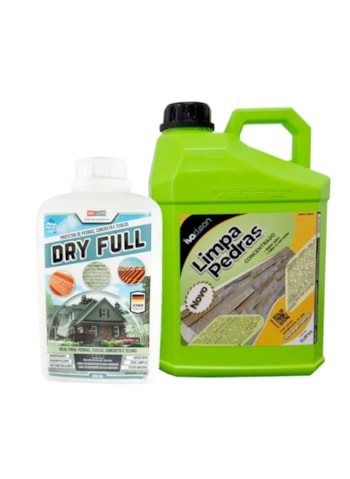 Kit Limpa Pedra 5L + Hidrofugante Dry Full 800ML