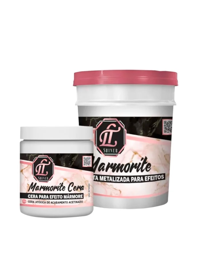 KIT Marmorite 4KG Base + Cera de Acabamento 700G