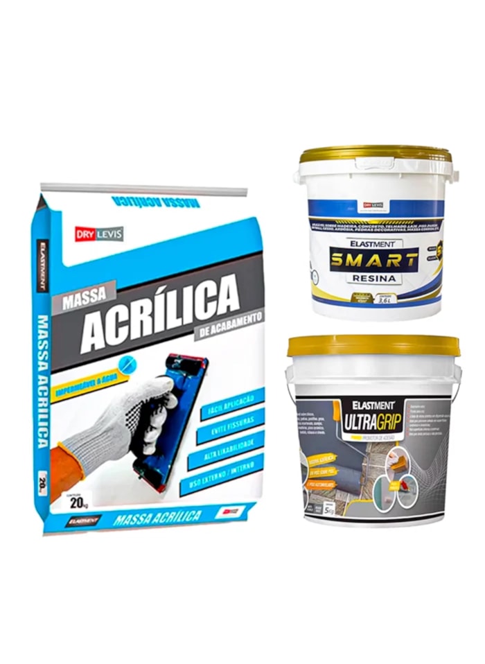 Kit Massa Acrílica Sobre Azulejo
