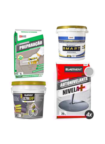 Kit Nivela+  Sobre Revestimento C/ Smart Resina