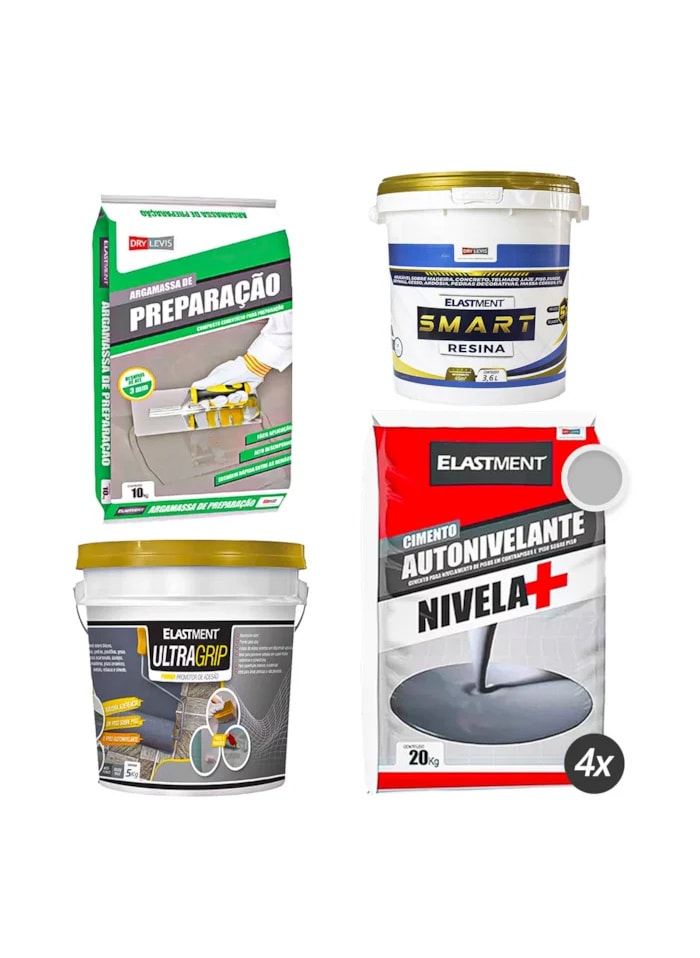 Kit Nivela+  Sobre Revestimento C/ Smart Resina