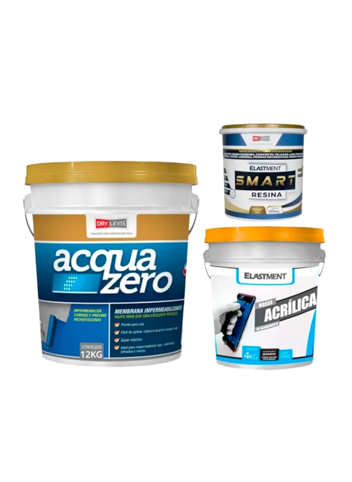 Kit Parede Blindada para Pressão Positiva c/ Manta Elástica Acqua Zero, 12m² - Áreas Externas
