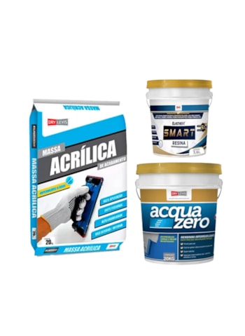Kit Parede Blindada para Pressão Positiva c/ Manta Elástica Acqua Zero, 20m² - Áreas Externas