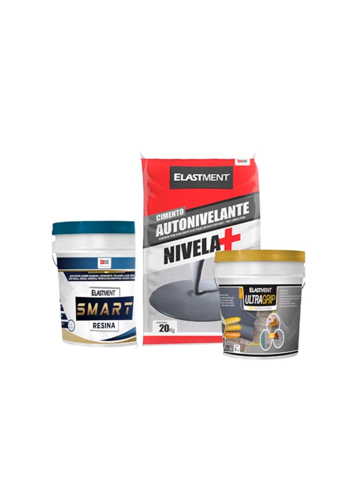 Kit piso liquido 3: faz até 20m² com 1mm de espessura do Nivela + / com 2mm faz metade