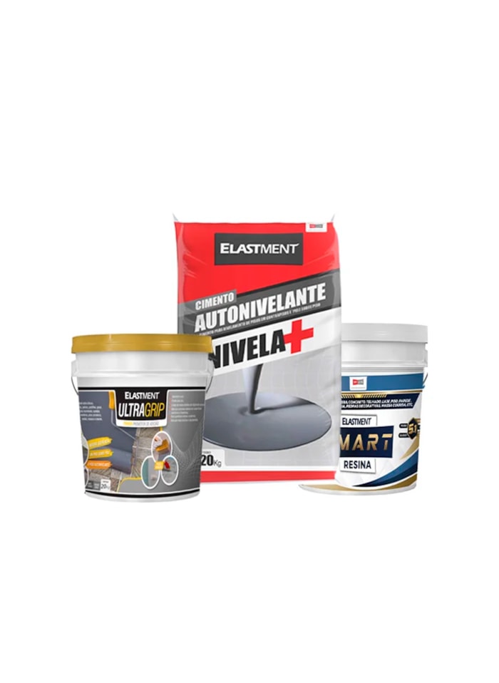 Kit piso liquido 4: faz até 100m² com 1mm de espessura do Nivela + / com 2mm faz metade