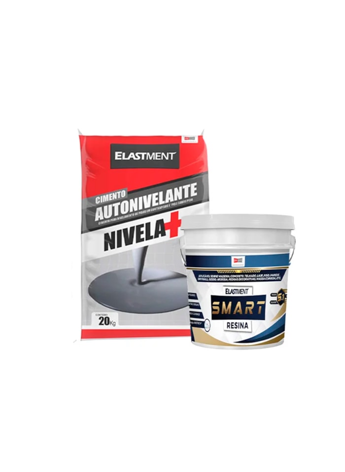 Kit piso liquido 5: faz até 100m² com 1mm de espessura do Nivela + / com 2mm faz metade