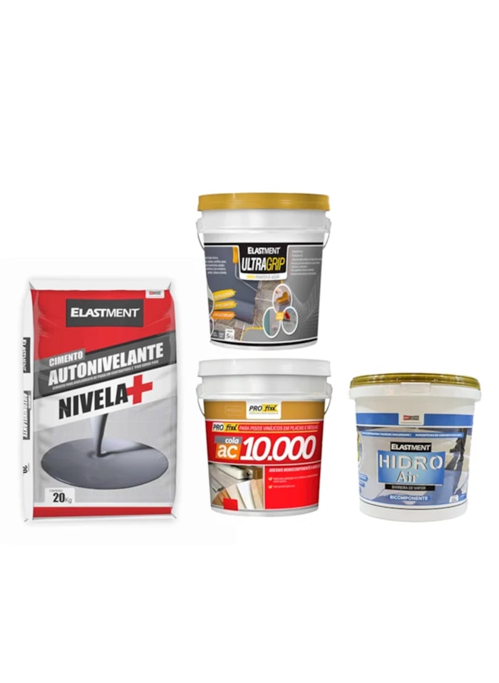 Kit Umidade Ascendente em Contrapiso Para Instalação de Vinílico, 20m² - Proteção Contra Umidade de Piso