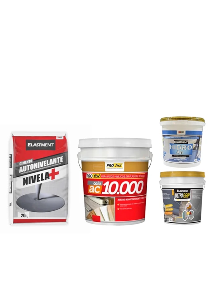 Kit Umidade Ascendente em Contrapiso Para Instalação de Vinílico, 50m² - Proteção Contra Umidade de Piso