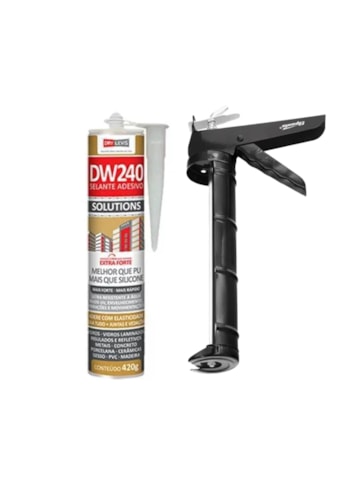 Selante DW240 + Aplicador de Silicone 9 Polegadas Sparta